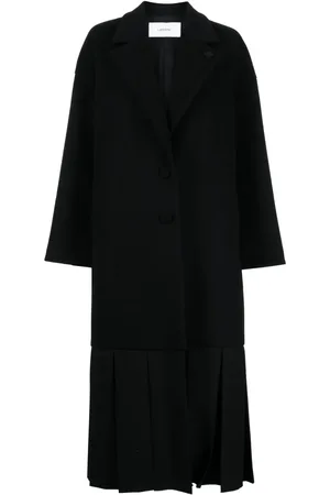 LARDINI Abrigo con dobladillo estilo sirena