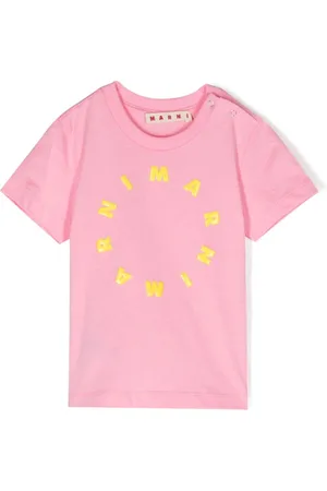 Marni Playera con logo afelpado