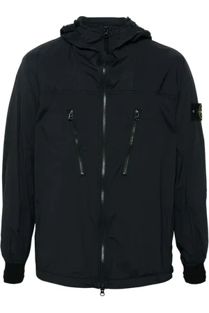 Stone Island Chamarra con capucha y motivo Compass