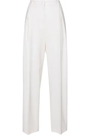 Msgm Pantalones de vestir plisados
