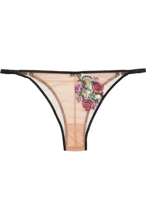 FLEUR DU MAL Tanga con dragón bordado