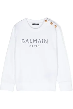Balmain Sudadera con detalles del logo