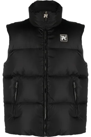 Palm Angels Chaleco para nieve con parche del monograma