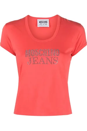 Moschino Top corto con detalle del logo