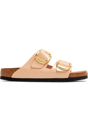 Birkenstock Sandalias con puntera abierta y hebilla