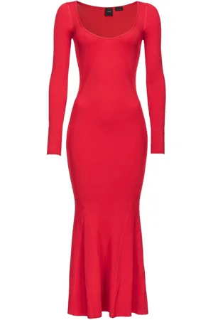 Pinko Vestido midi tejido de canalé