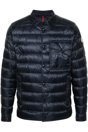 Moncler Chamarra capitonada con aplique del logo
