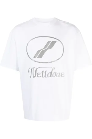 We11 Done Playera con logo estampado