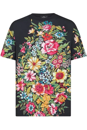 Etro Playera con estampado floral