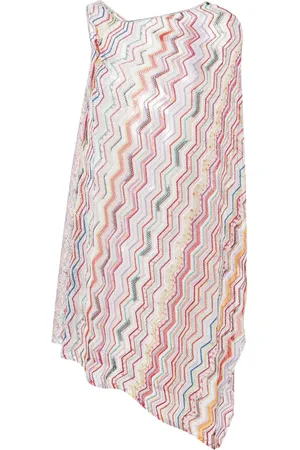 Missoni Pareo asimétrico tejido en zigzag