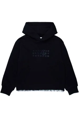 Maison Margiela Hoodie con motivo de números