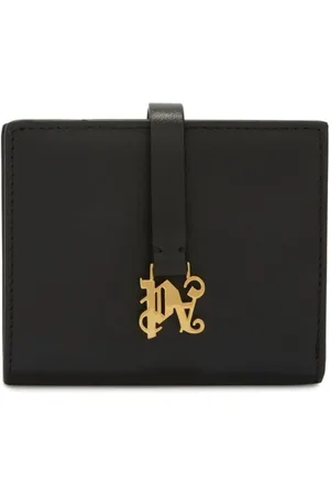 Palm Angels Cartera con placa del monograma
