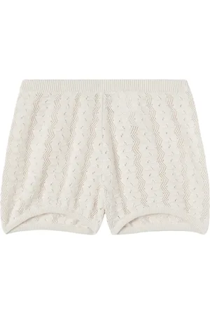 Palm Angels Shorts tejido con detalle de cadena