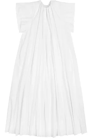 Maison Margiela Vestido largo de popelina