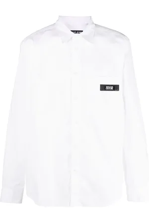 VERSACE Camisa con aplique del logo