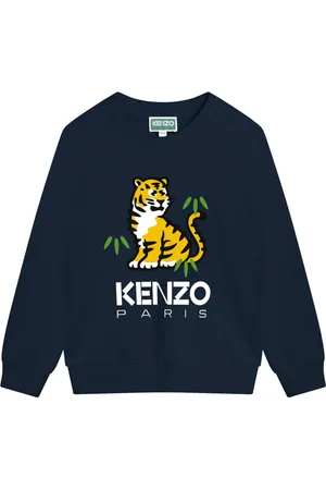 Kenzo Sudadera con tigre estampado