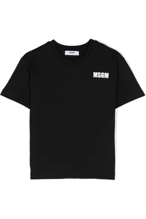 Msgm Playera con logo estampado