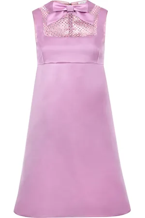 Nina Ricci Vestido corto con acabado satinado