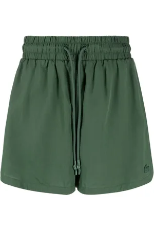 Lacoste Shorts lyocell con parche del logo