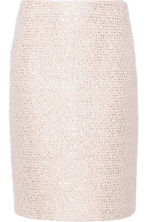 Twin-Set Falda midi con lúrex