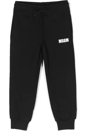 Msgm Pantalones con logo estampado