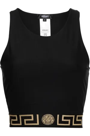 VERSACE Top corto Greca