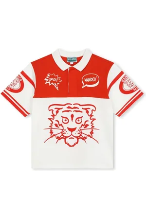 Kenzo Playera tipo polo con logo estampado