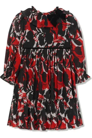 PATACHOU Vestido con estampado floral y pliegues