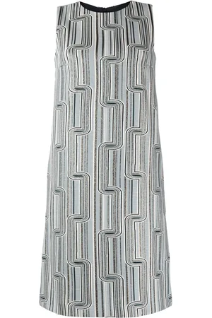 Paule Ka Vestido midi con motivo gráfico en jacquard