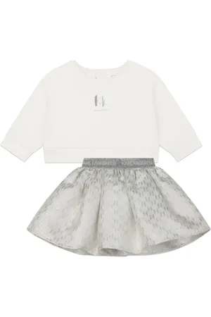 Karl Lagerfeld Conjunto de falda con monograma en jacquard