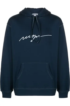 Msgm Hoodie con logo bordado