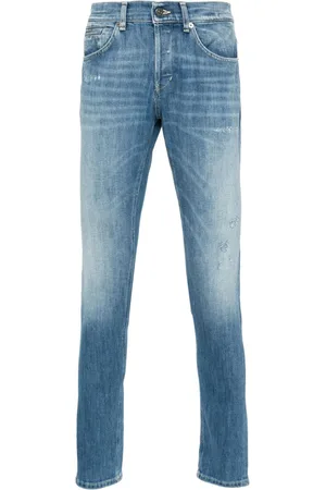 Dondup Jeans con efecto envejecido y placa del logo