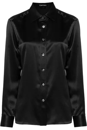 Tom Ford Camisa de seda con cuello