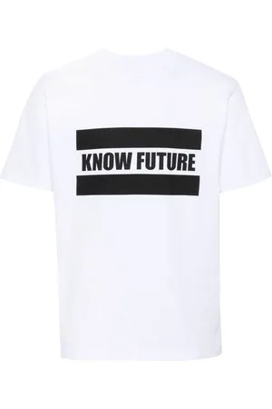 SACAI Playera con eslogan estampado