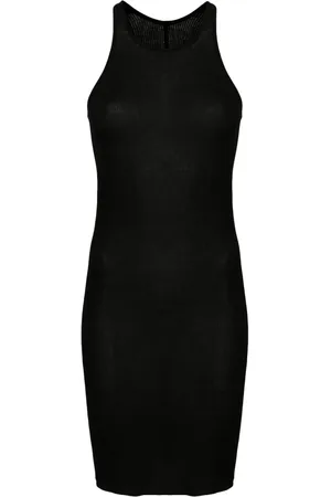 Rick Owens Vestido corto con diseño semitransparente