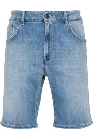 Dondup Shorts de mezclilla con placa del logo