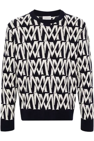 Moncler Suéter con monograma en jacquard