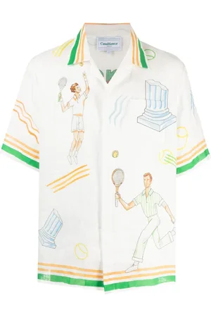 Casablanca Camisa con logo estampado
