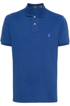 Ralph Lauren Playera tipo polo con logo bordado