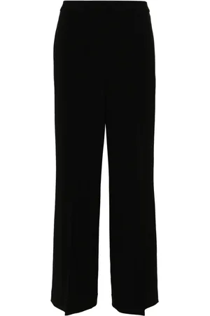 THEORY Pantalones anchos con tiro medio