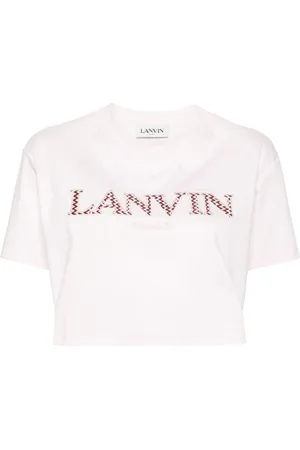 Lanvin Playera con logo bordado