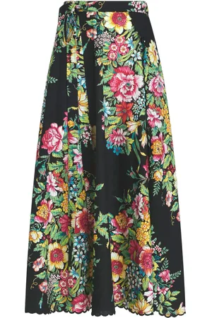 Etro Falda midi con estampado floral