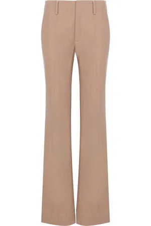Proenza Schouler Pantalones anchos con efecto melange