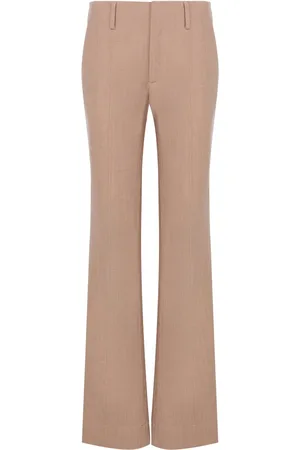 Proenza Schouler Pantalones anchos con efecto melange