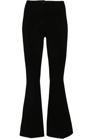 THEORY Pantalones acampanados con pinzas