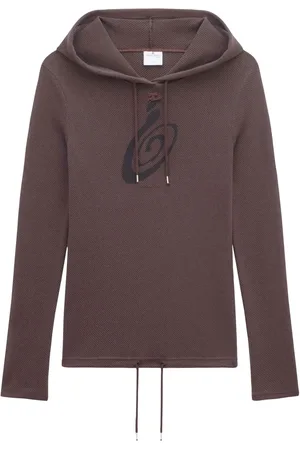 Courrèges Hoodie con logo estampado