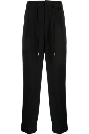 SACAI Pantalones tapered con cordones en la pretina
