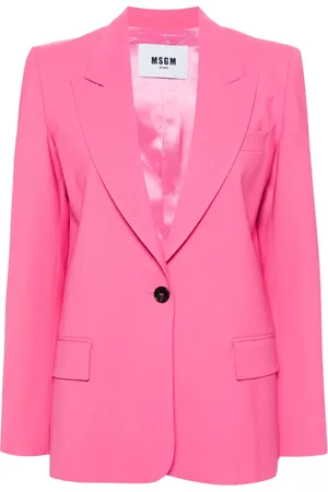 Msgm Blazer solapas de pico y botones