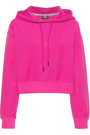 Missoni Hoodie corta con logo bordado