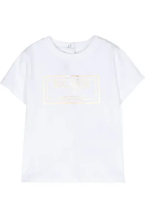 Balmain Playera con logo estampado